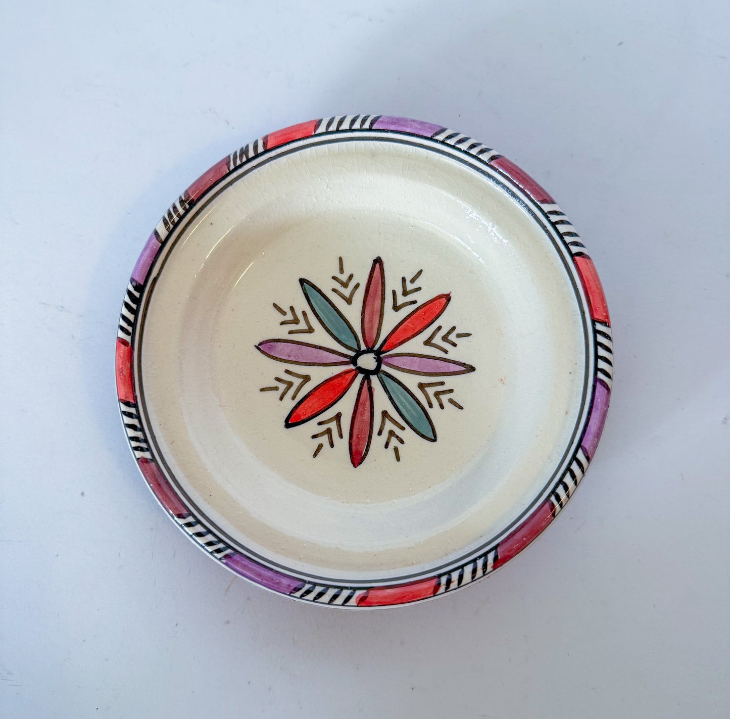 Moroccan Serghini Flower Trinket Dish