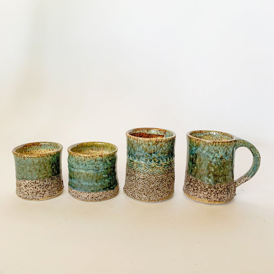 Artisan Studio Pottery Mug Set