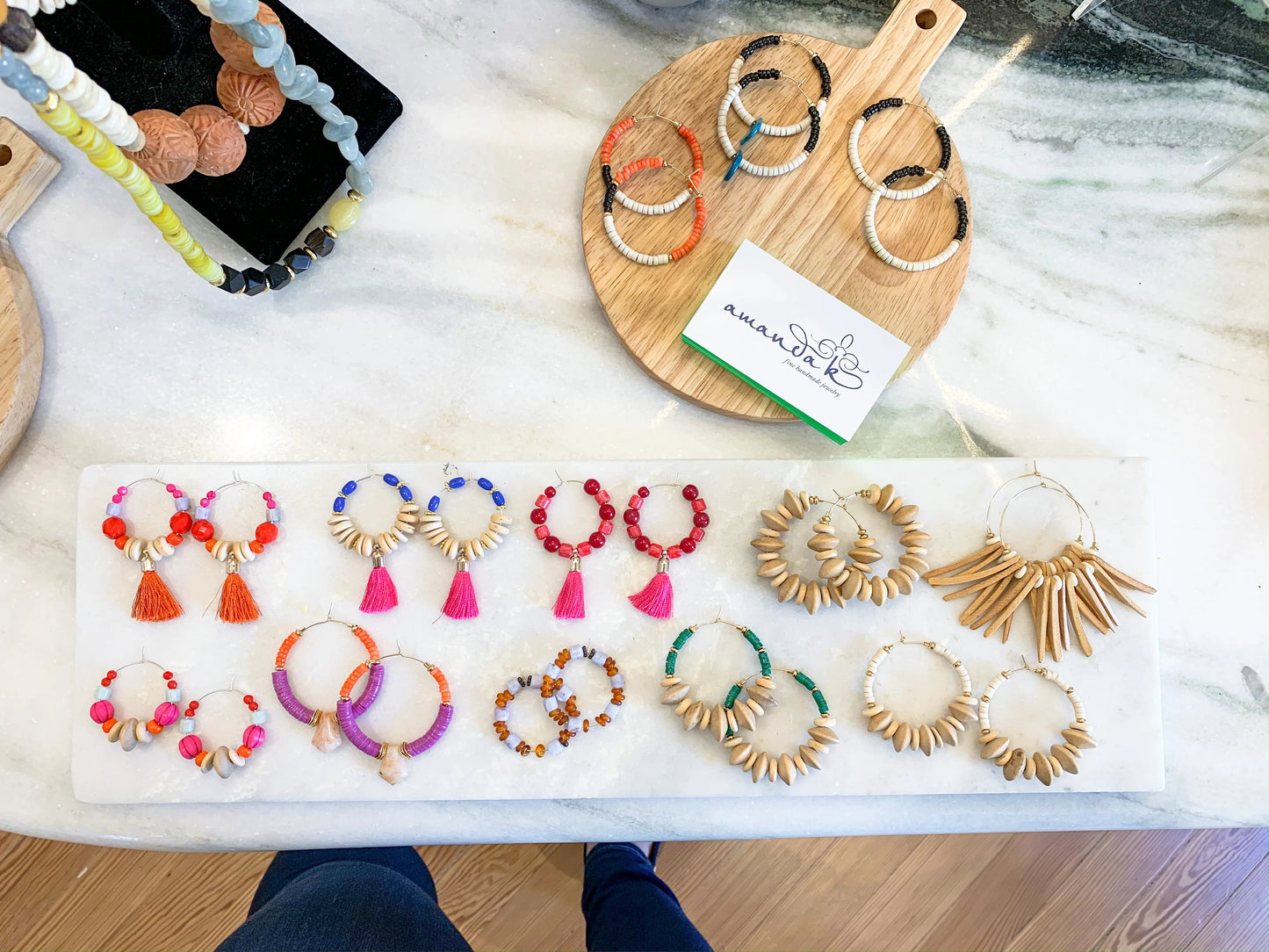 Lady of the Mountains Hoop Earrings