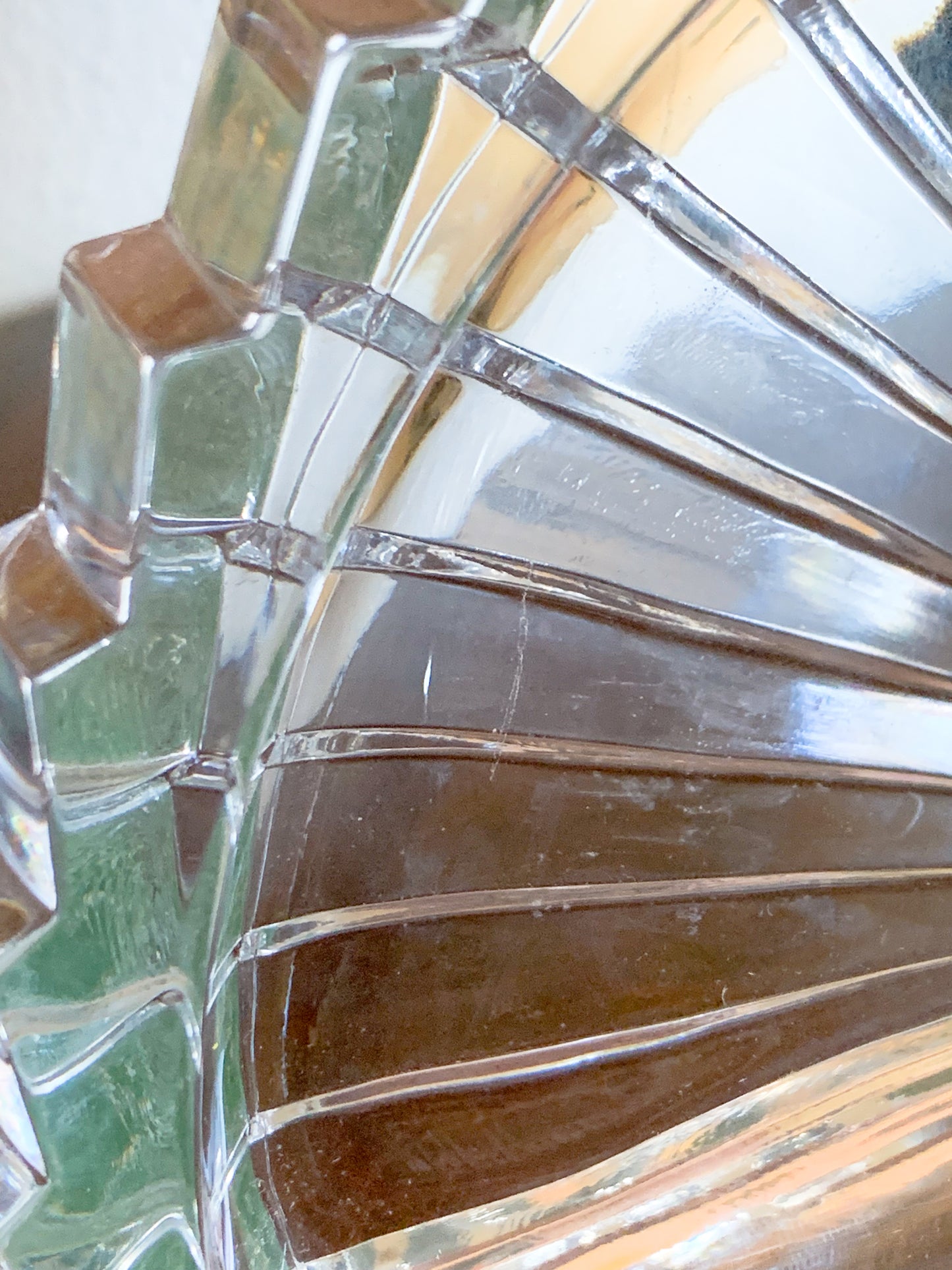 Mid-Century Glass Arch Bookends + Catchall / Ashtrays / Nut Bowls - Set of 2