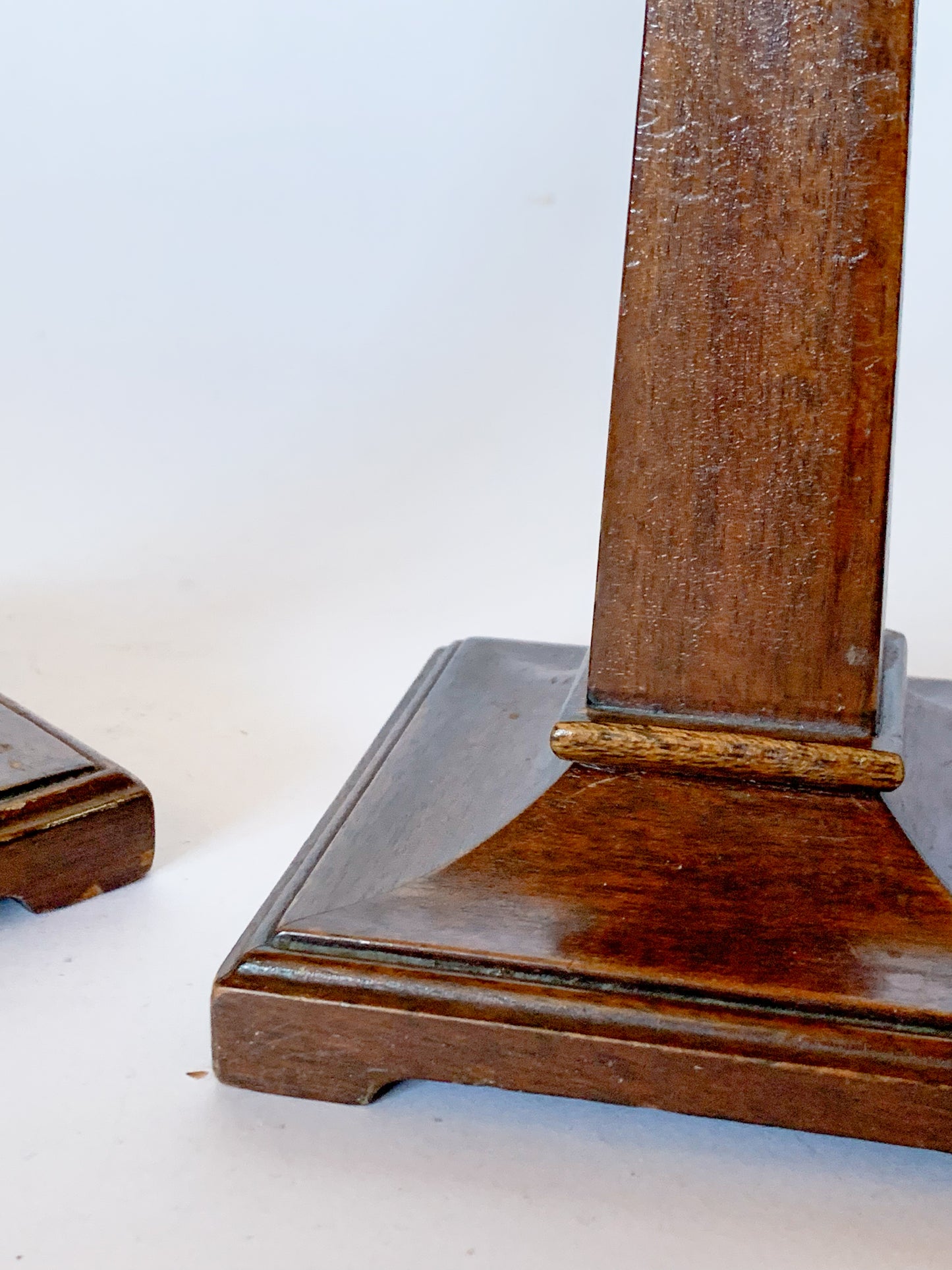 Vintage Georgian Wooden Candlesticks