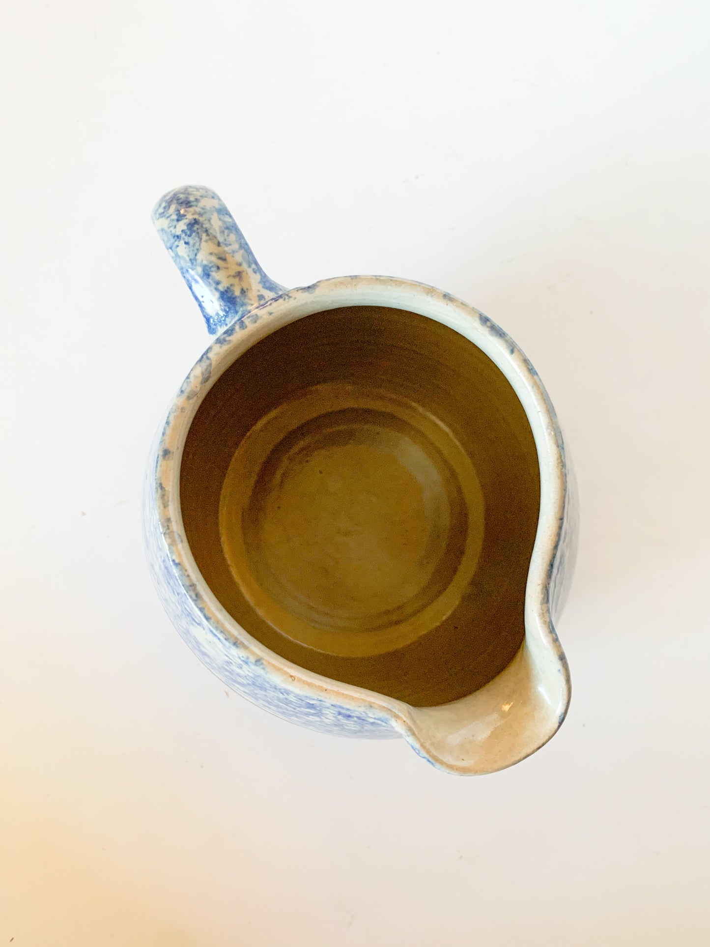 Vintage Spongeware Pitcher by Marshall Pottery (East Texas)