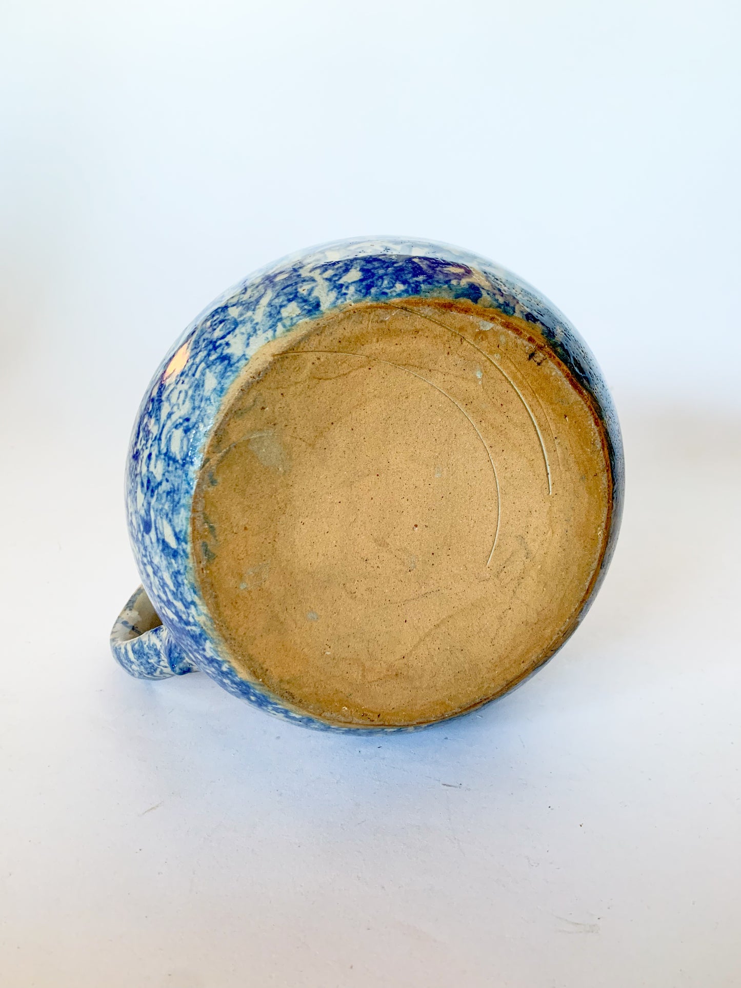 Vintage Spongeware Pitcher by Marshall Pottery (East Texas)