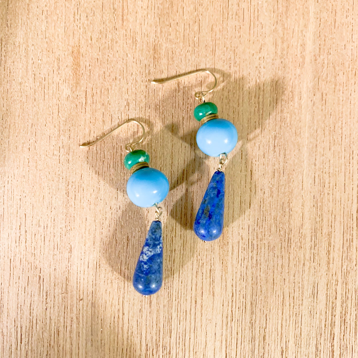 Lapis and Green Drops