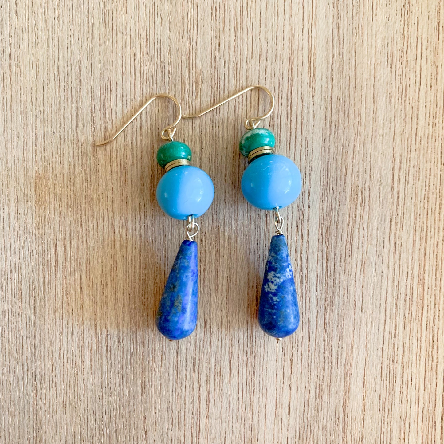 Lapis and Green Drops