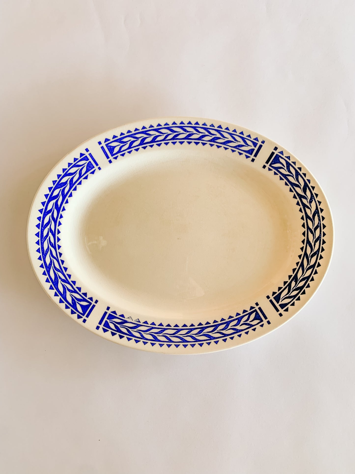 1930s Homer Laughlin Laurel Leaf Serving Platter