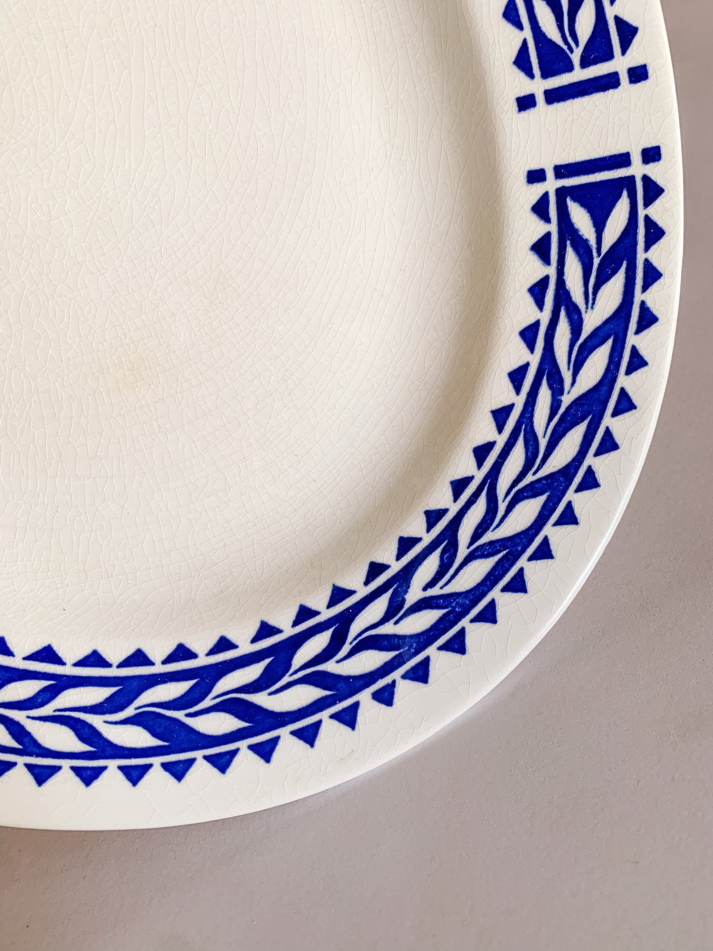 1930s Homer Laughlin Laurel Leaf Serving Platter