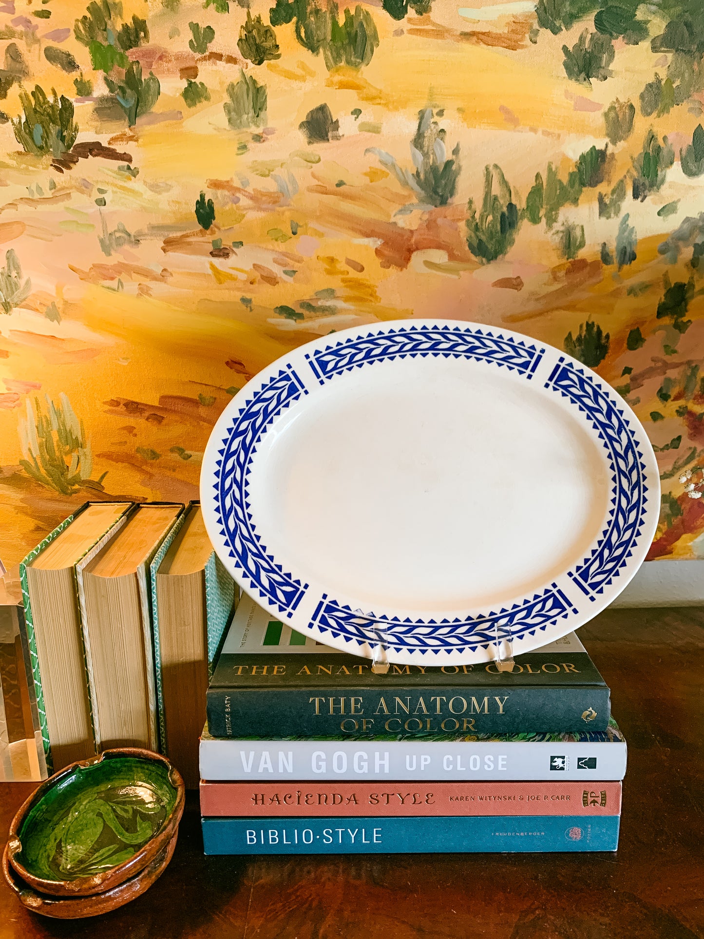 1930s Homer Laughlin Laurel Leaf Serving Platter