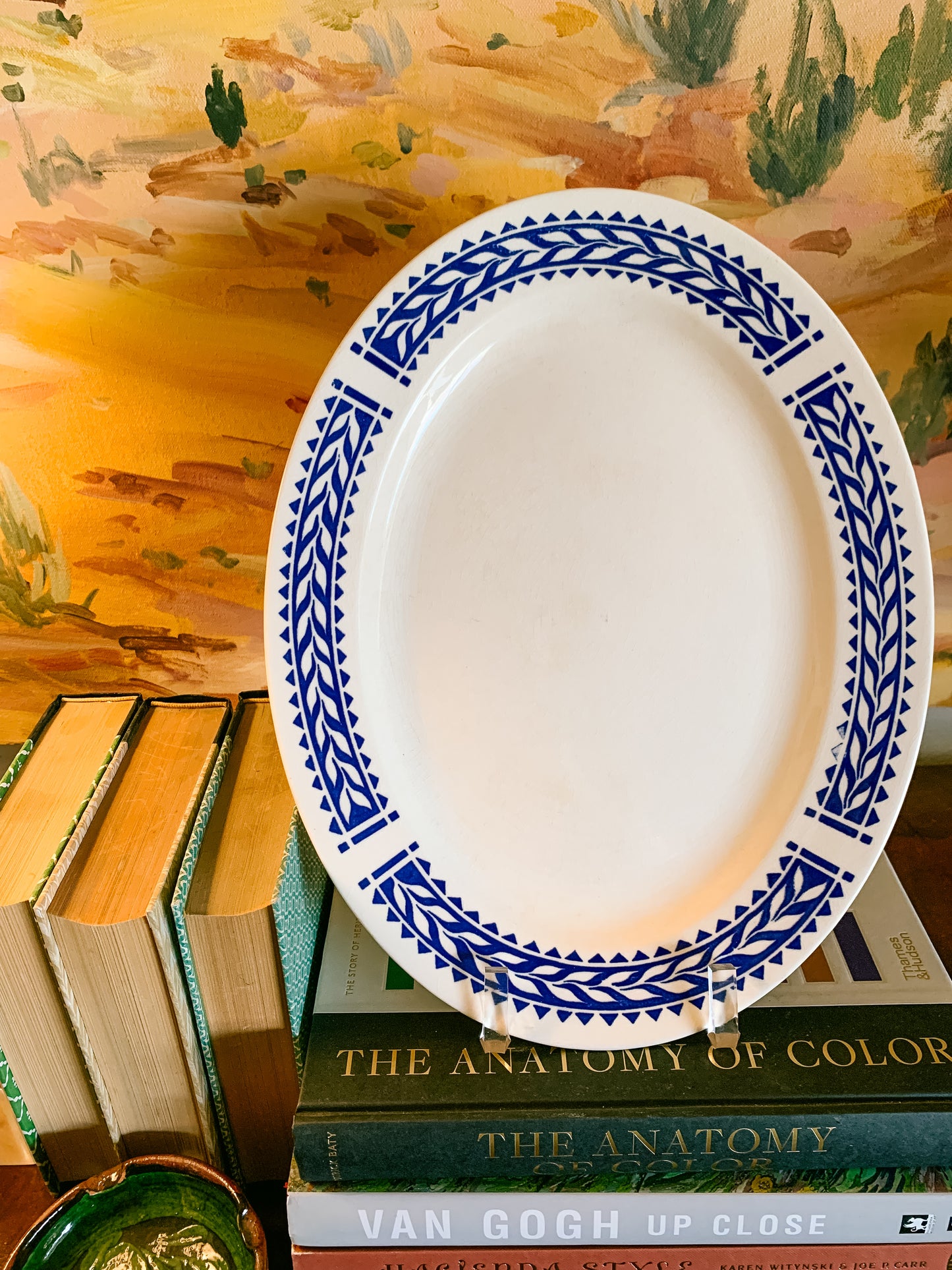 1930s Homer Laughlin Laurel Leaf Serving Platter