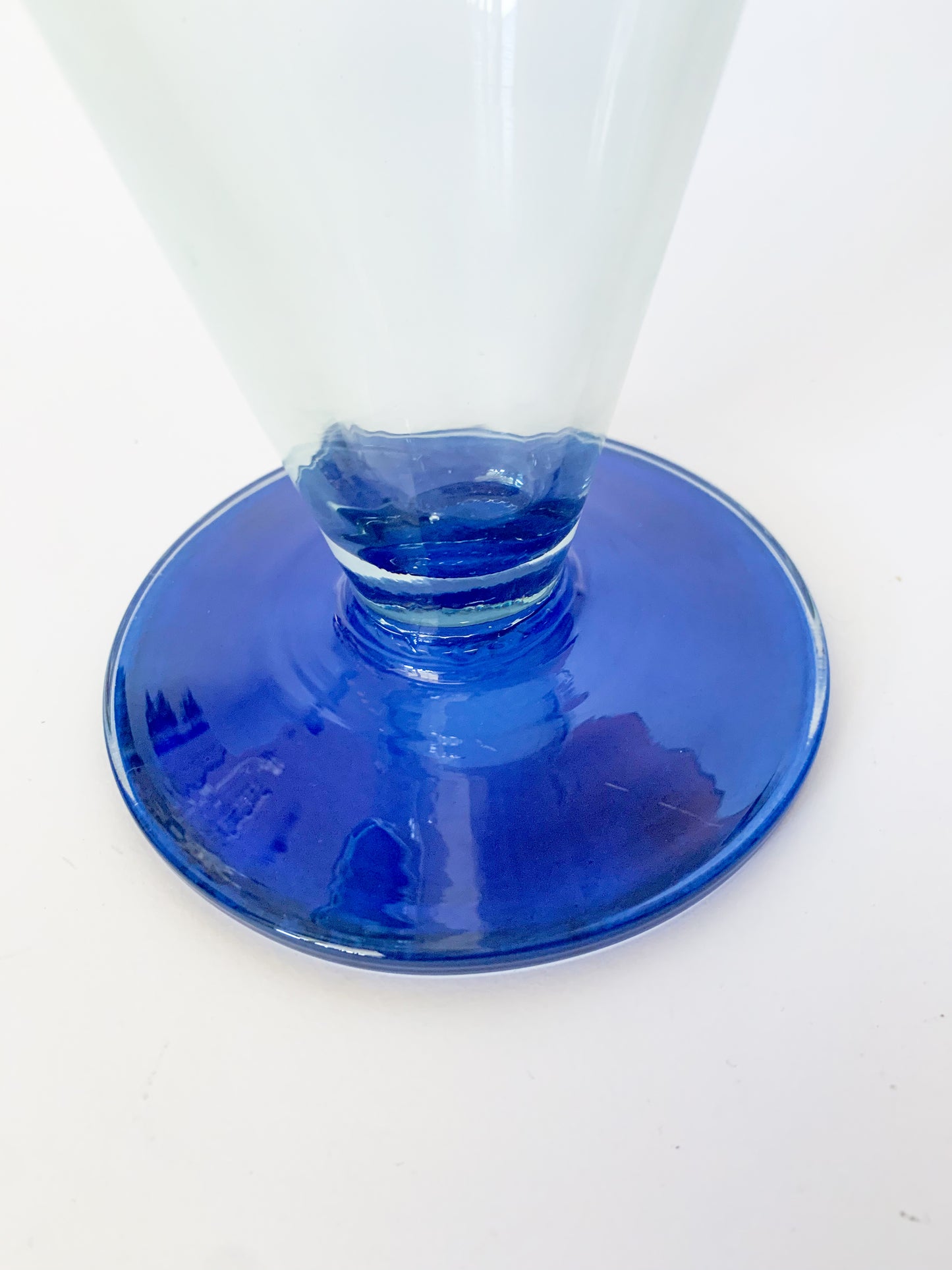 1950s Large Spanish Blown Glass Jug Pitcher