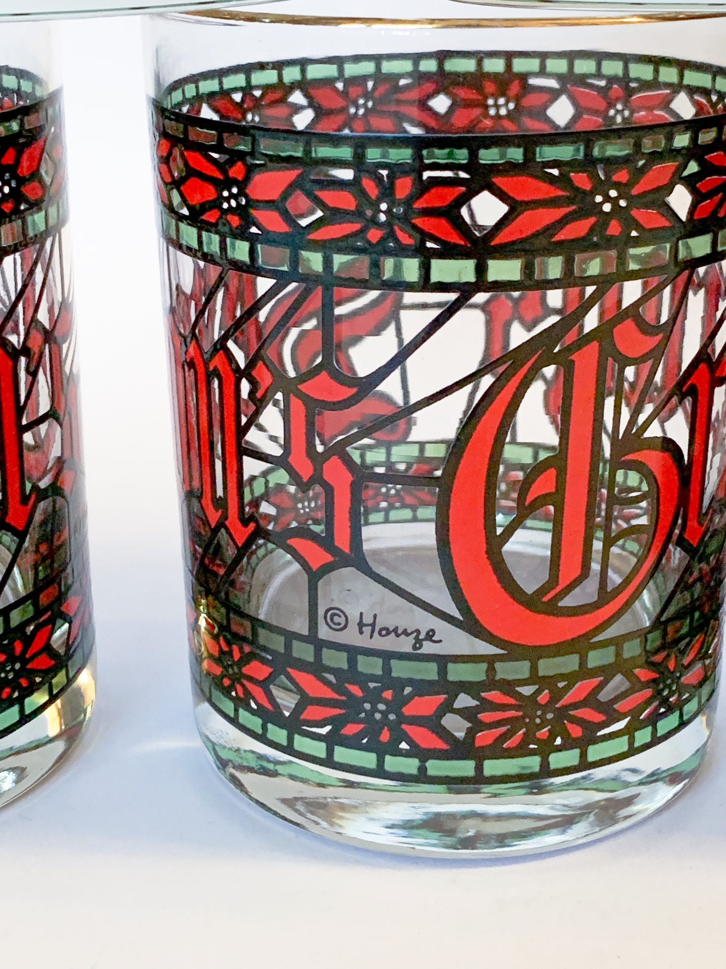 Vintage Houze Season's Greetings Tumbler, Sold Individually