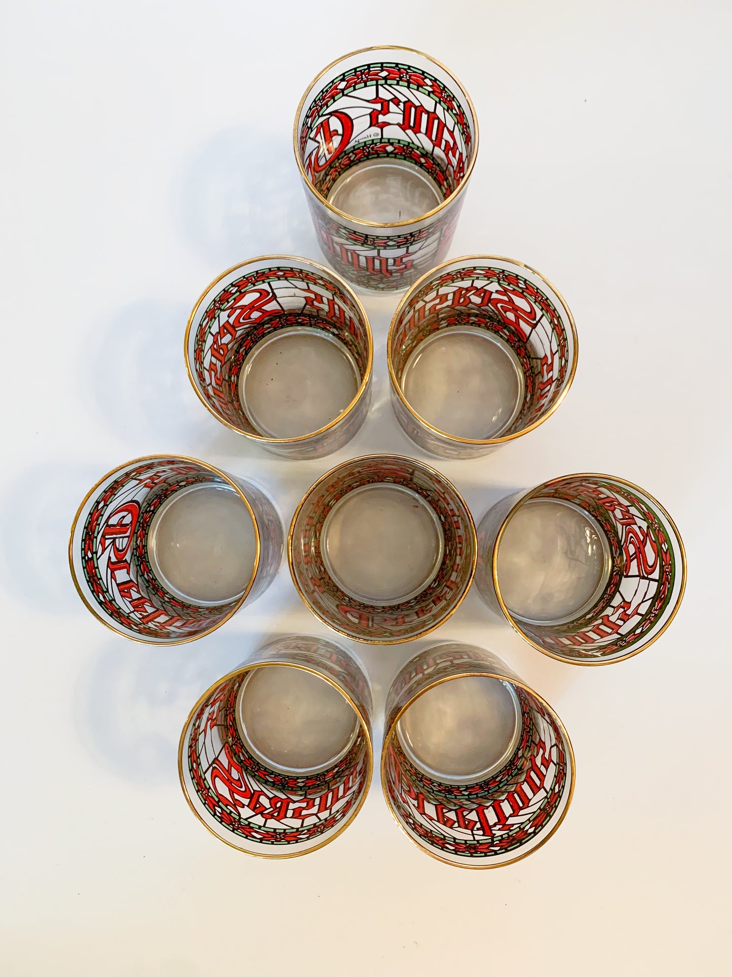 Vintage Houze Season's Greetings Tumbler, Sold Individually