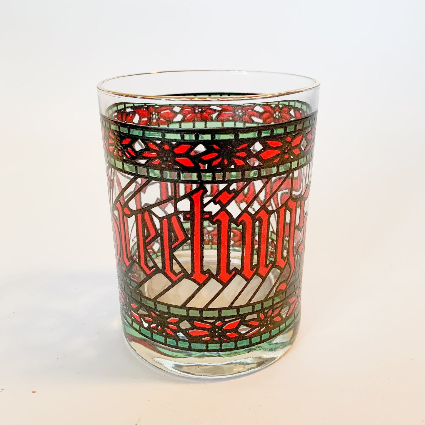 Vintage Houze Season's Greetings Tumbler, Sold Individually