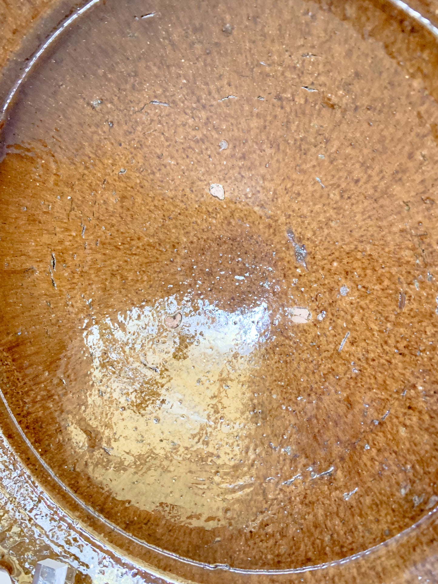 Mid Century Burnt Sienna Glazed Moroccan Bowl