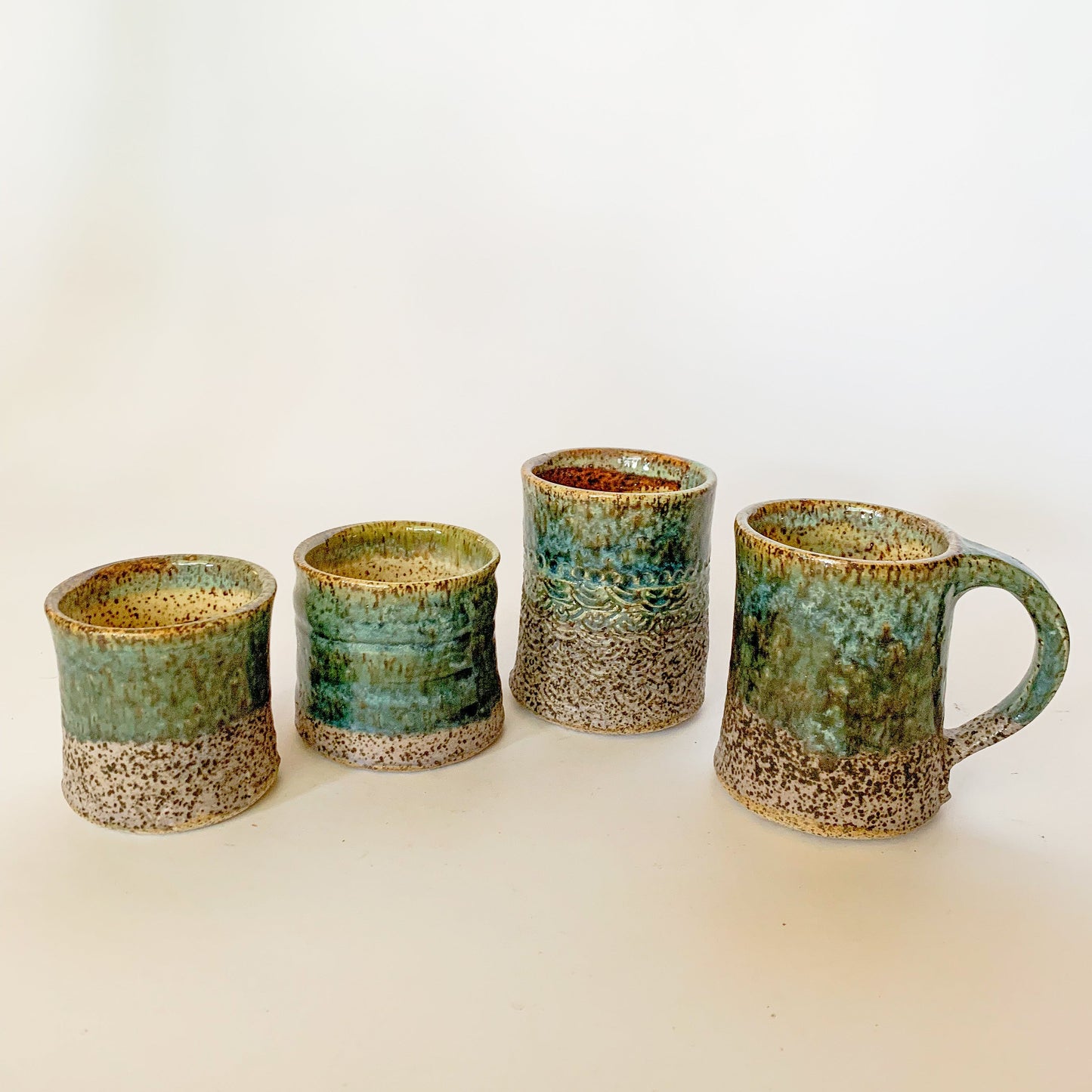 Artisan Studio Pottery Mug Set