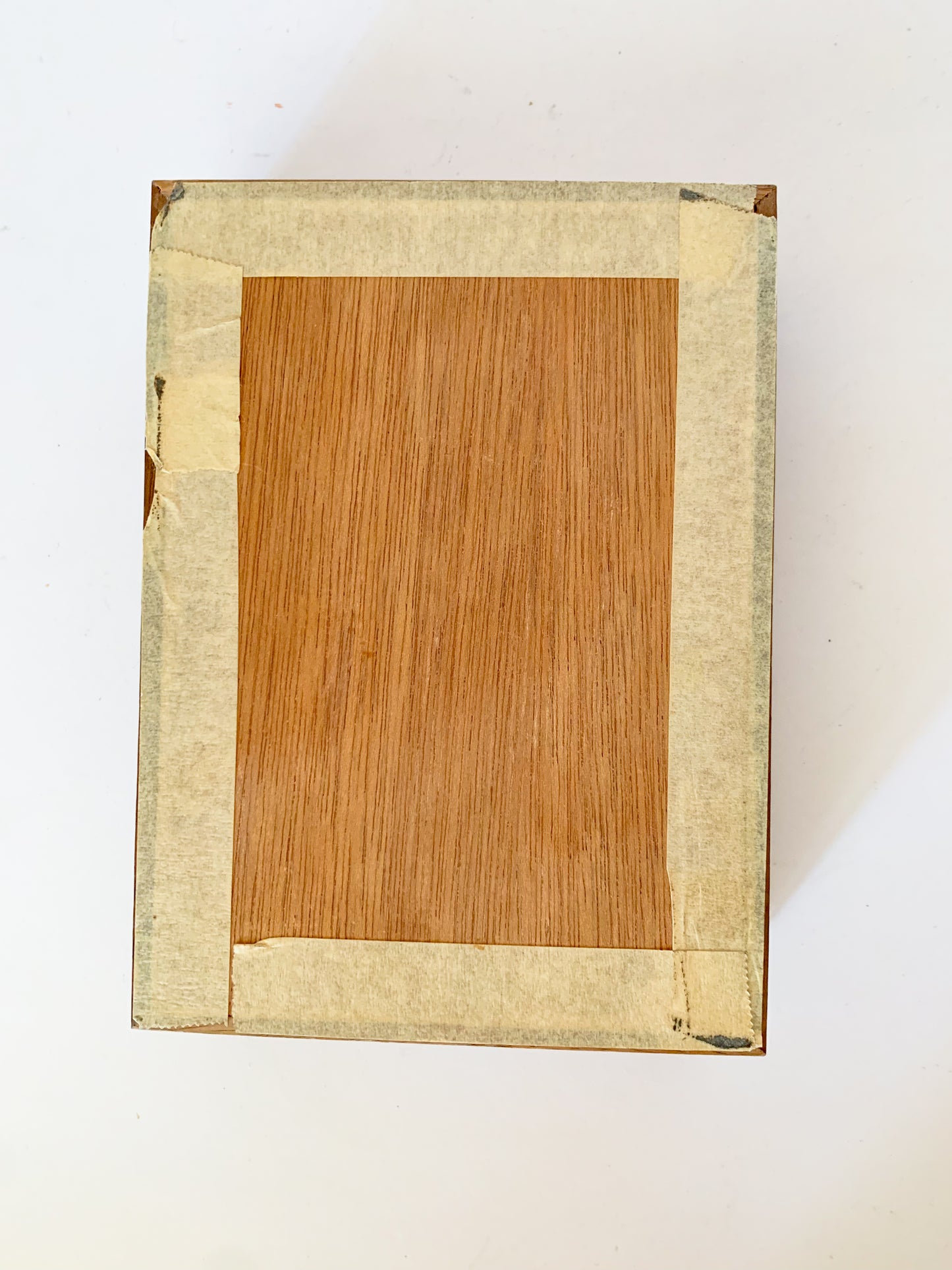 Mid-Century Enameled Copper Art Inlay Box