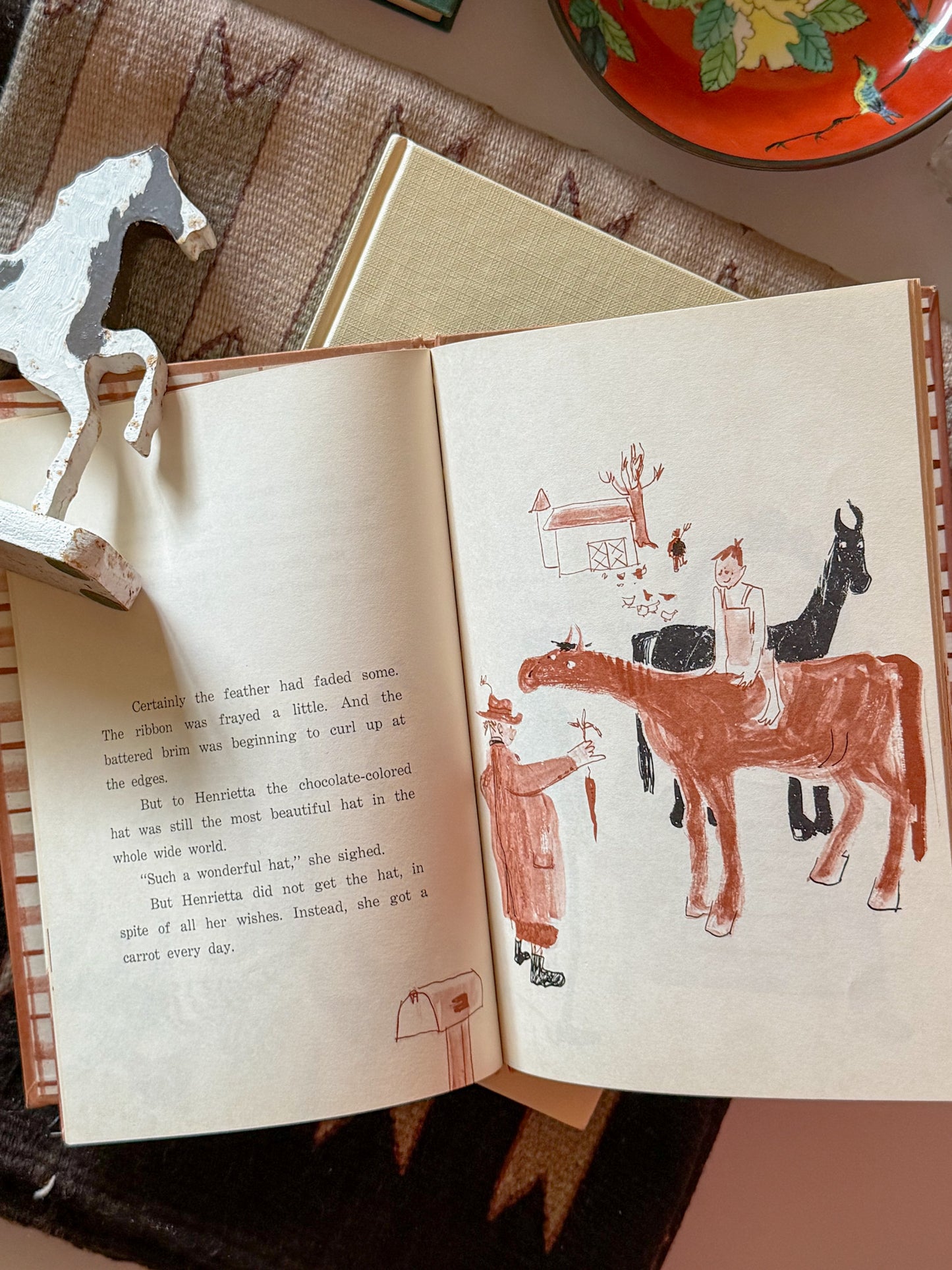 "Henrietta and the Hat" Childrens' Hardcover Book