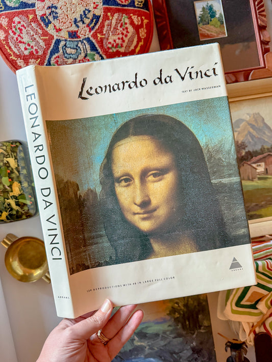 Vintage Leonardo da Vinci (Library of Great Painters) Coffee Table Art Book