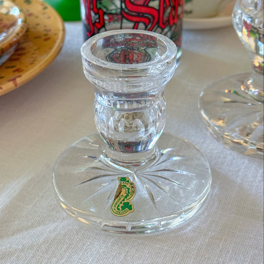 Vintage Waterford Crystal Lismore Taper Candle Holder