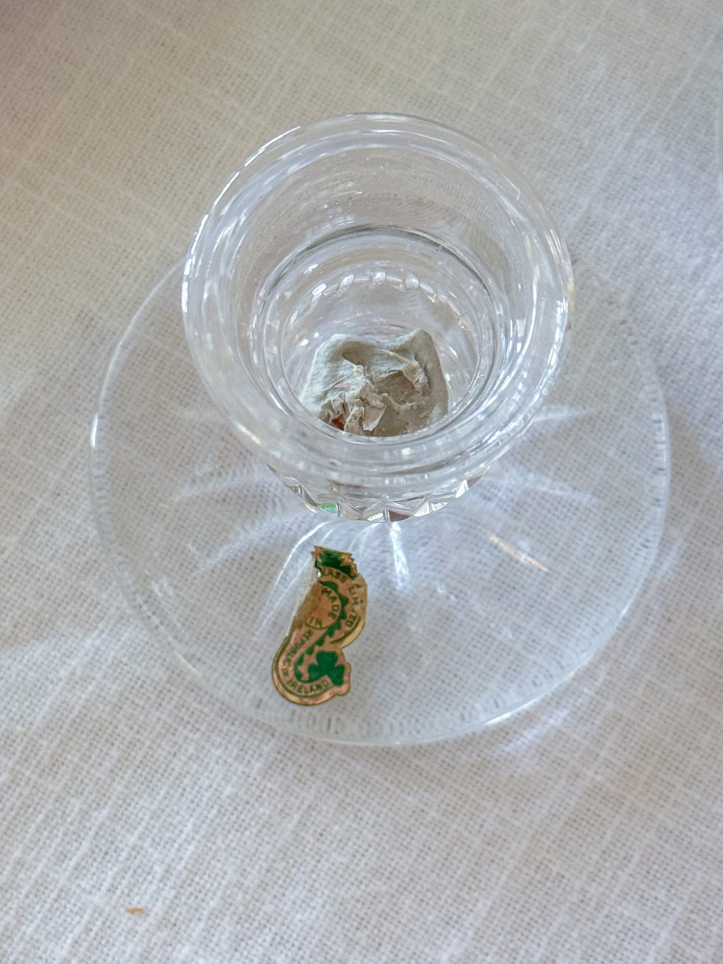 Vintage Waterford Crystal Lismore Taper Candle Holder