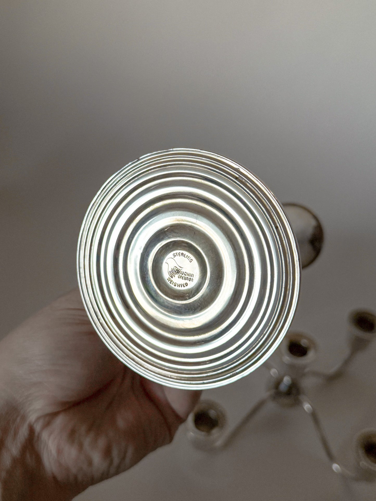 1950s Duchin Creations Sterling Silver Candelabra, Five Arm Convertible and Weighted