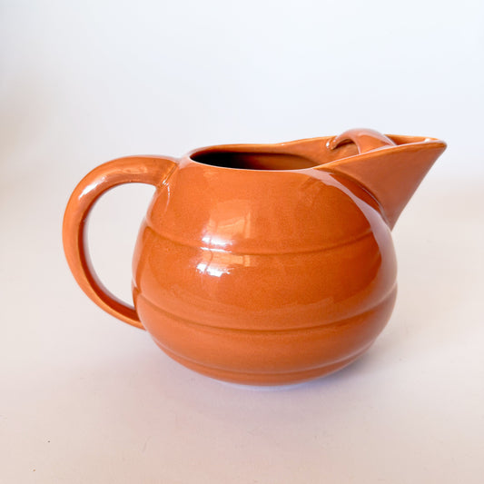 Vintage Bauer Pottery Beehive Pitcher