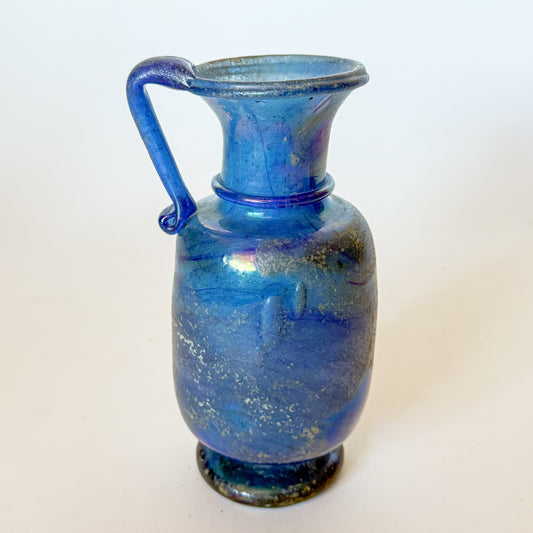 1960s Scavo Seguso Murano Attributed Hand Blown Glass Vase
