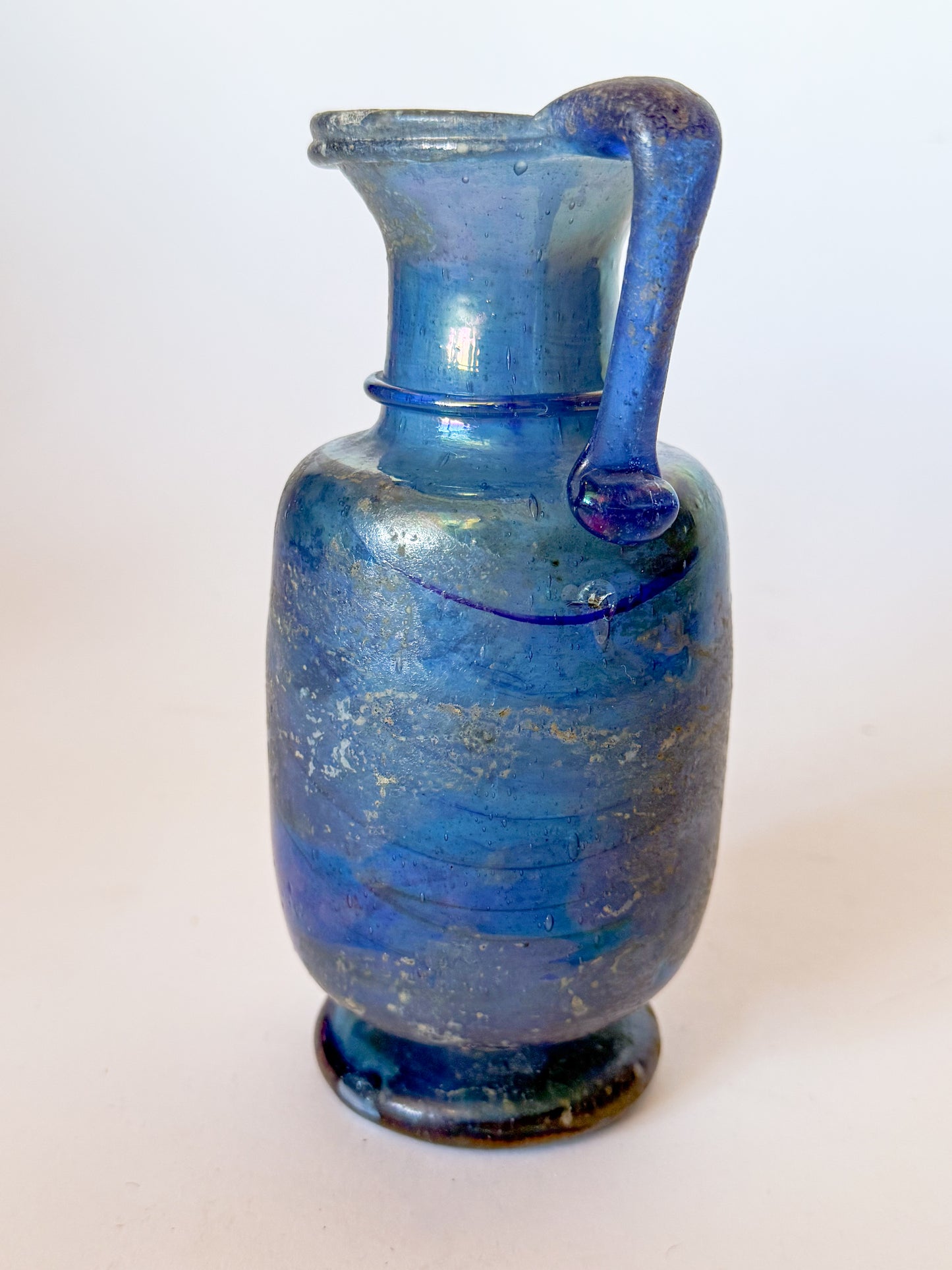 1960s Scavo Seguso Murano Attributed Hand Blown Glass Vase