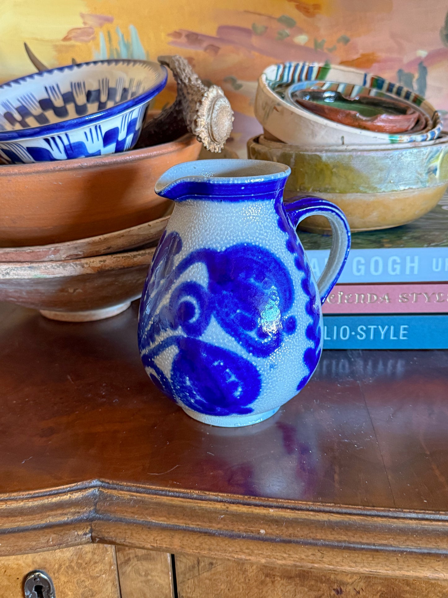 Vintage Salt Glaze Pitcher
