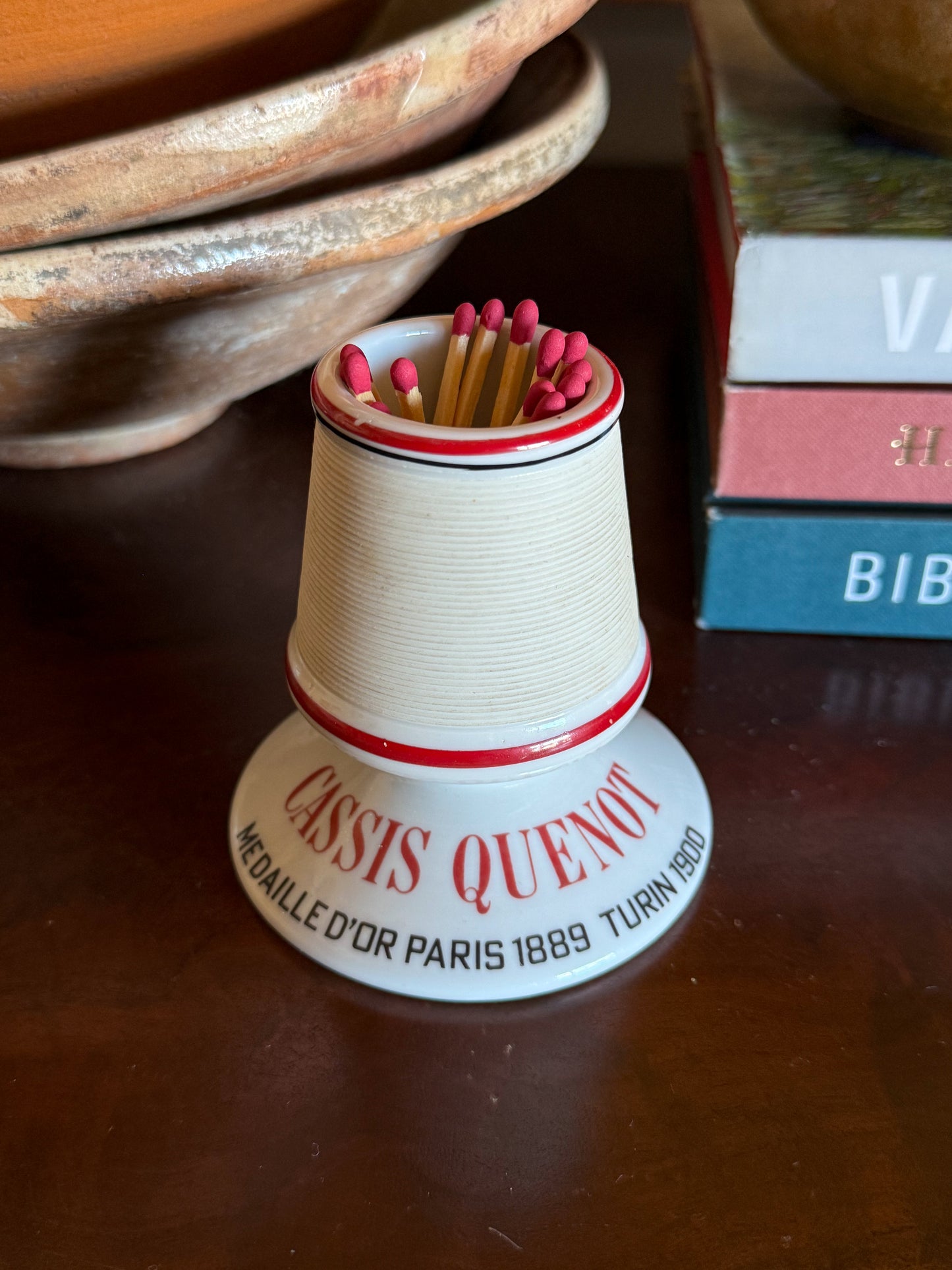 Antique Cassis Quenot French Match Striker, Circa 1900