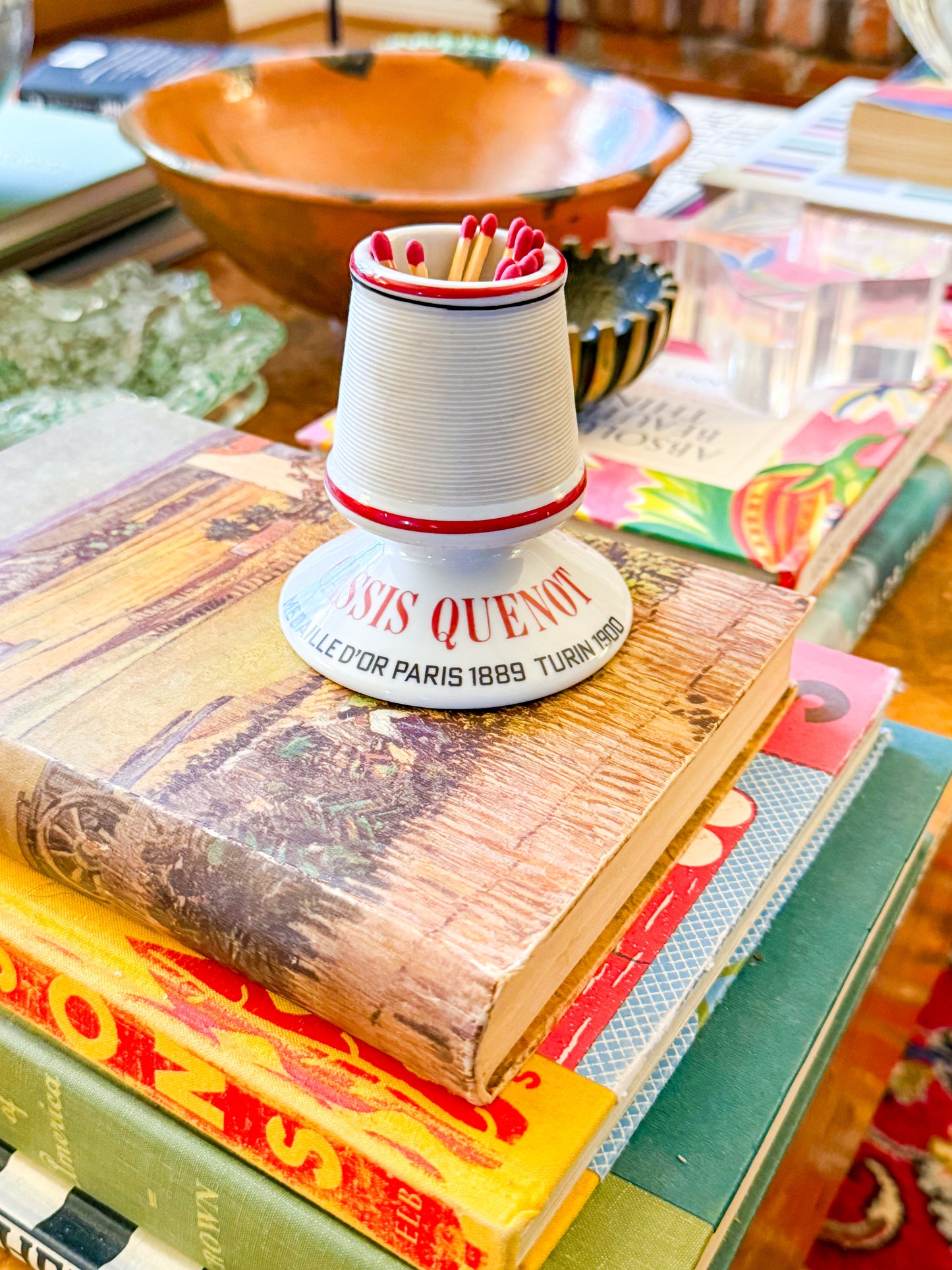 Antique Cassis Quenot French Match Striker, Circa 1900