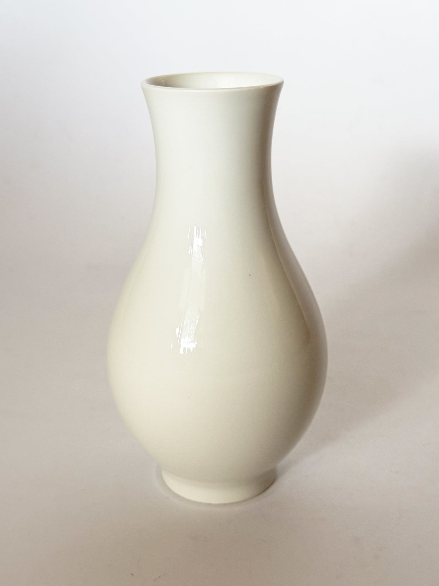 Vintage KPM Berlin White Porcelain Bud Vase