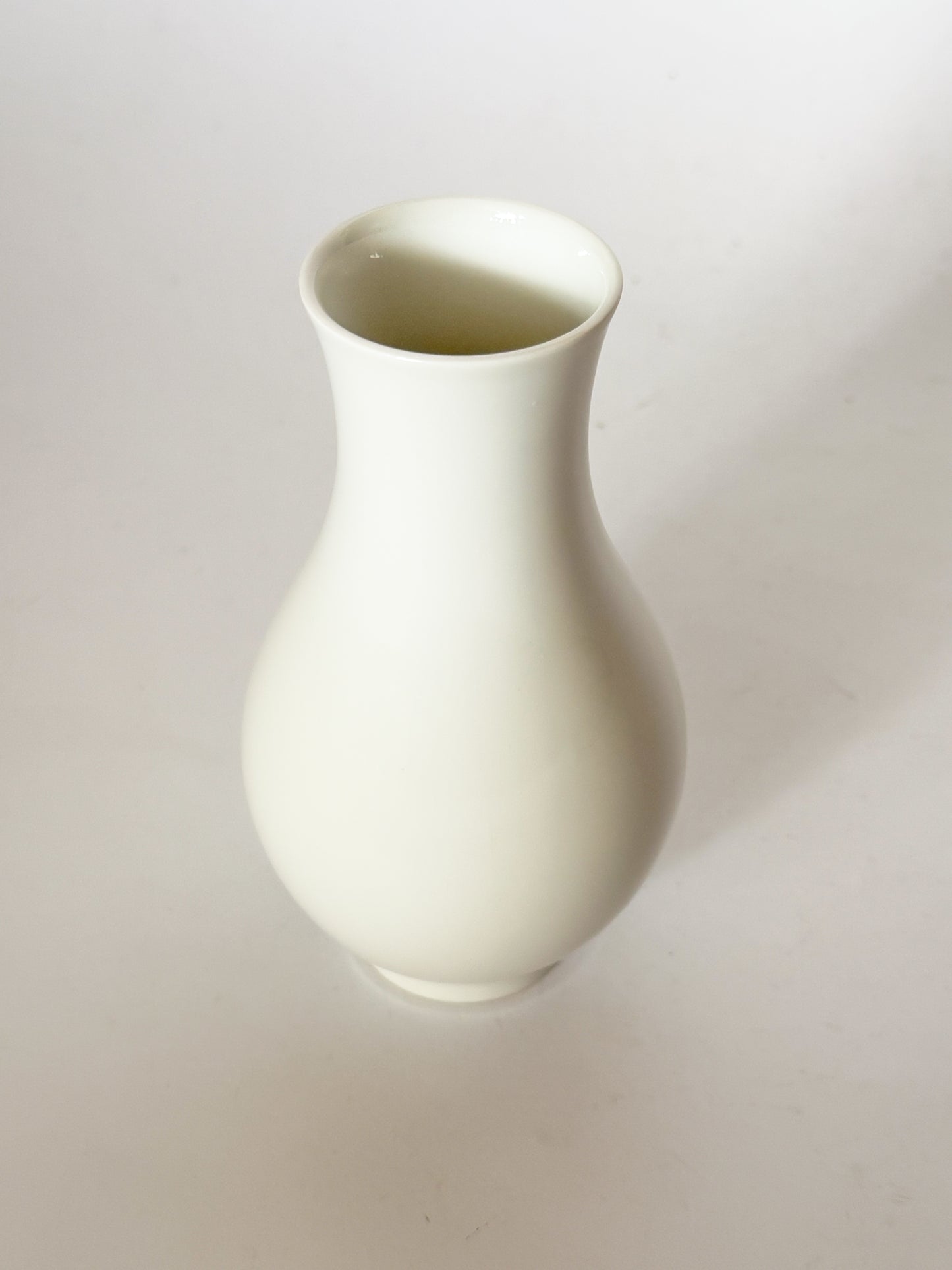Vintage KPM Berlin White Porcelain Bud Vase