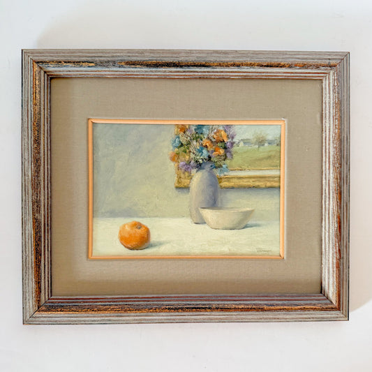 Vintage Original Oil Painting, Still Life, by Steve Trower