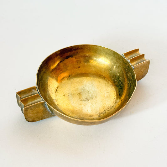 Mid Century Modern Brass Catchall Trinket Dish