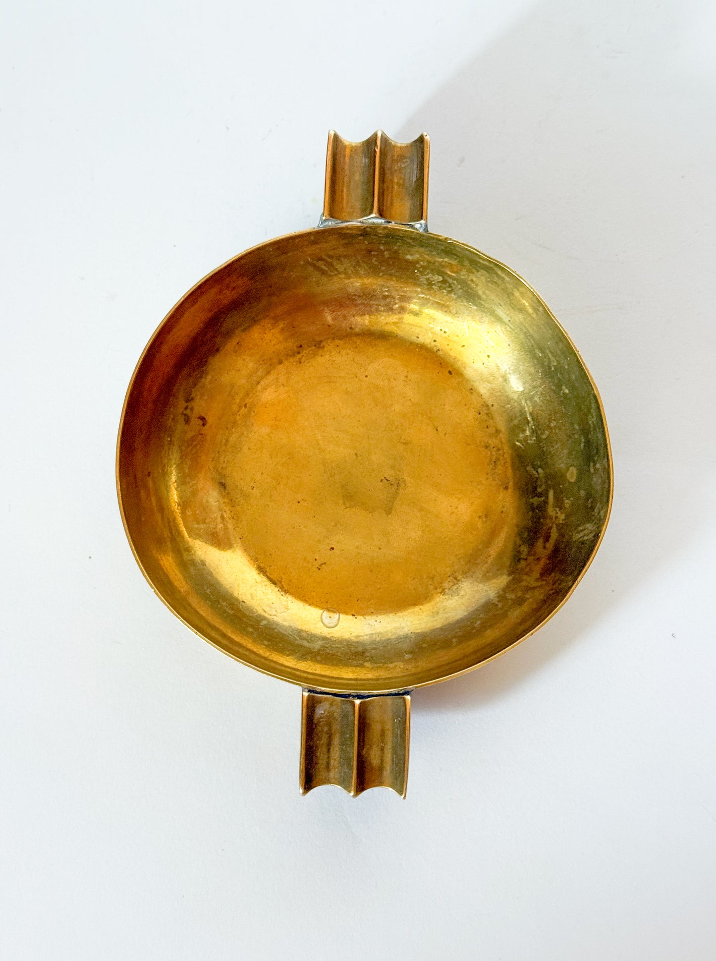 Mid Century Modern Brass Catchall Trinket Dish