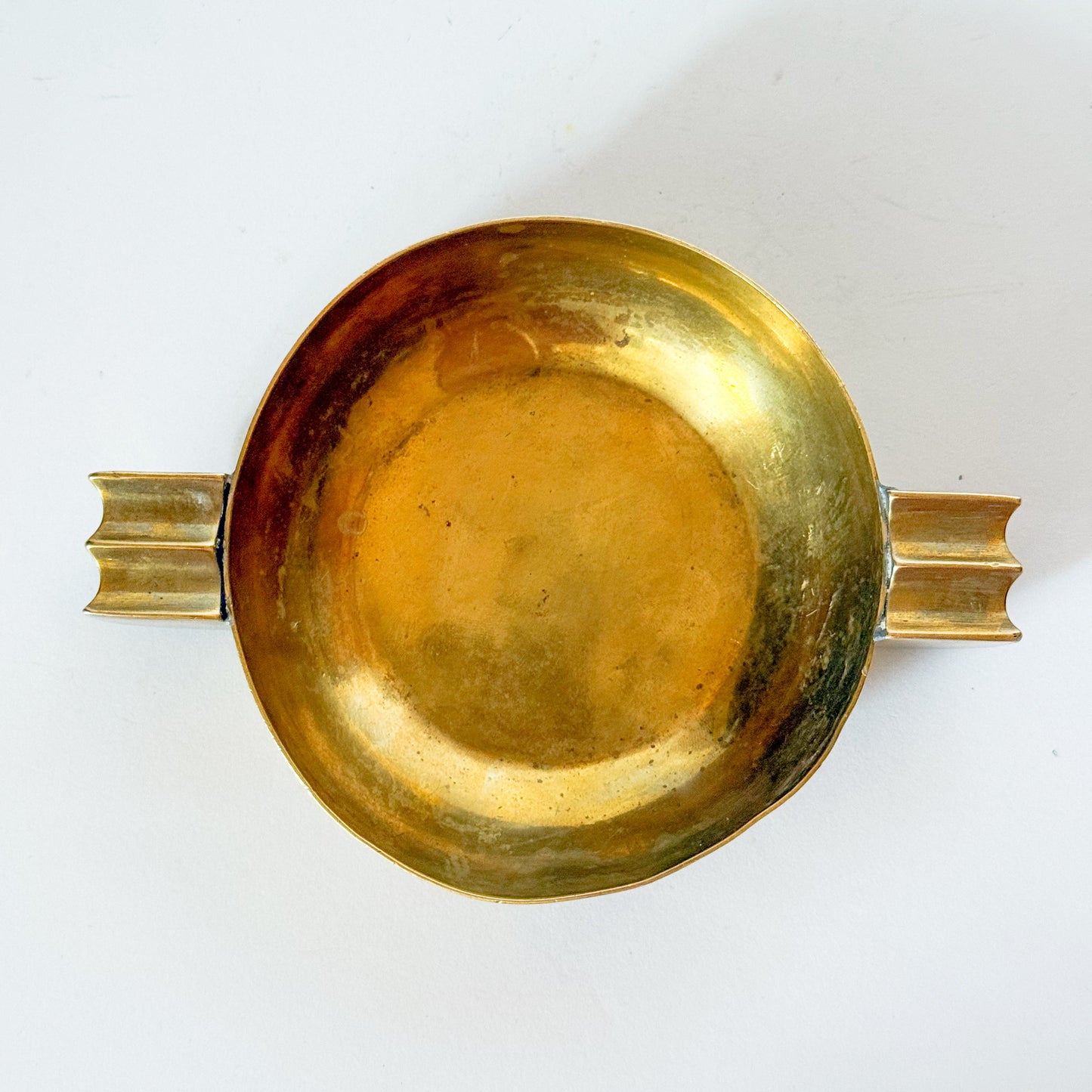 Mid Century Modern Brass Catchall Trinket Dish