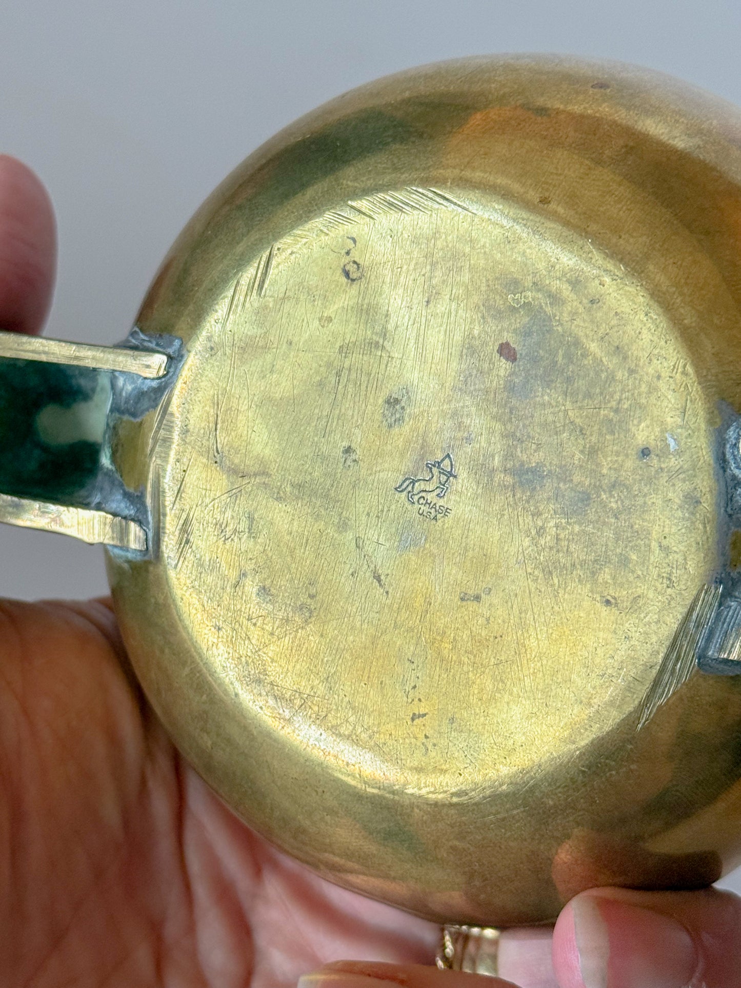 Mid Century Modern Brass Catchall Trinket Dish