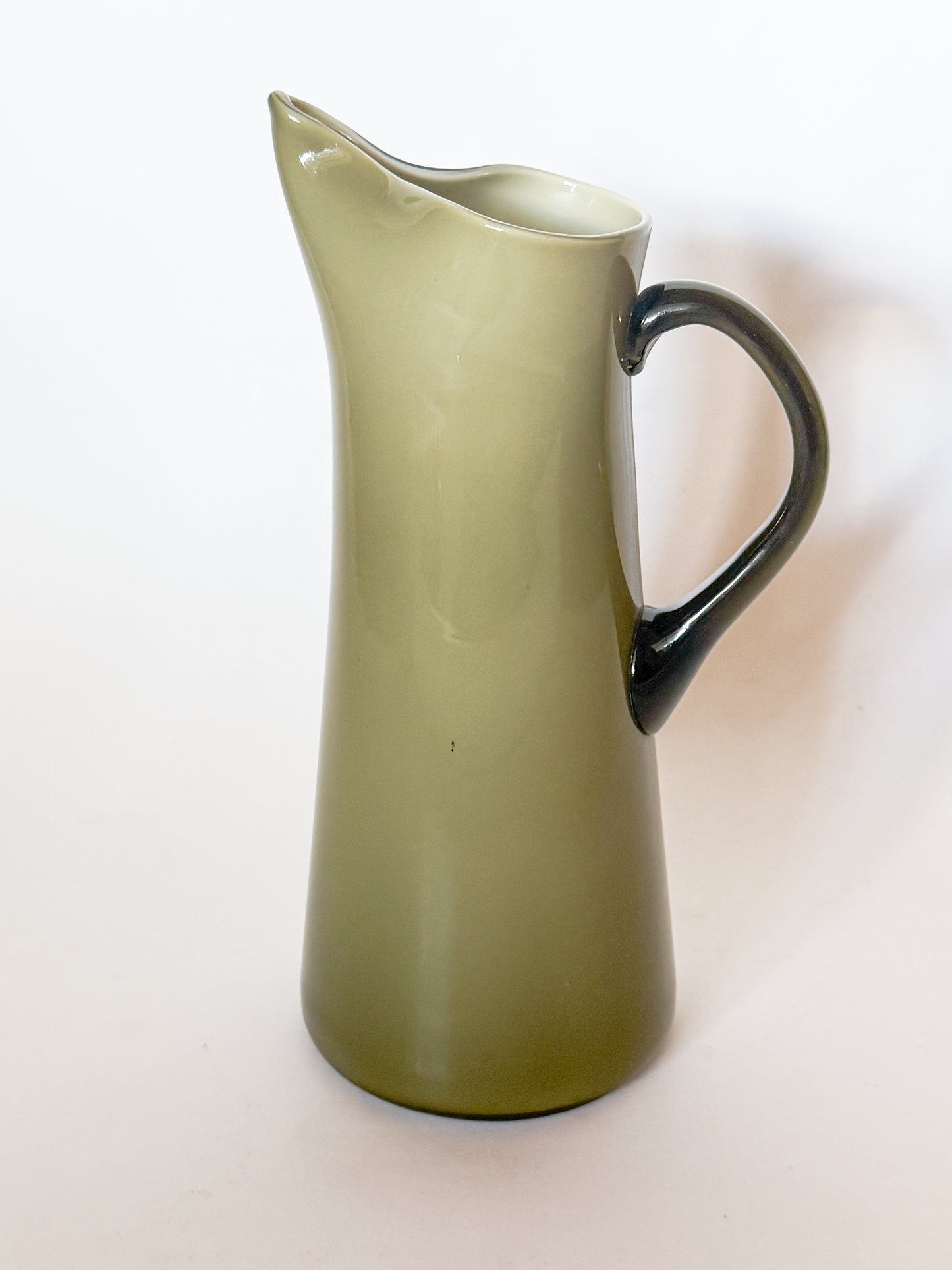 1960s Smoked Glass Cased Pitcher Attributed to Carlo Moretti