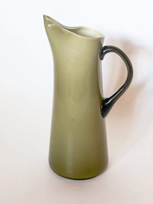 1960s Smoked Glass Cased Pitcher Attributed to Carlo Moretti