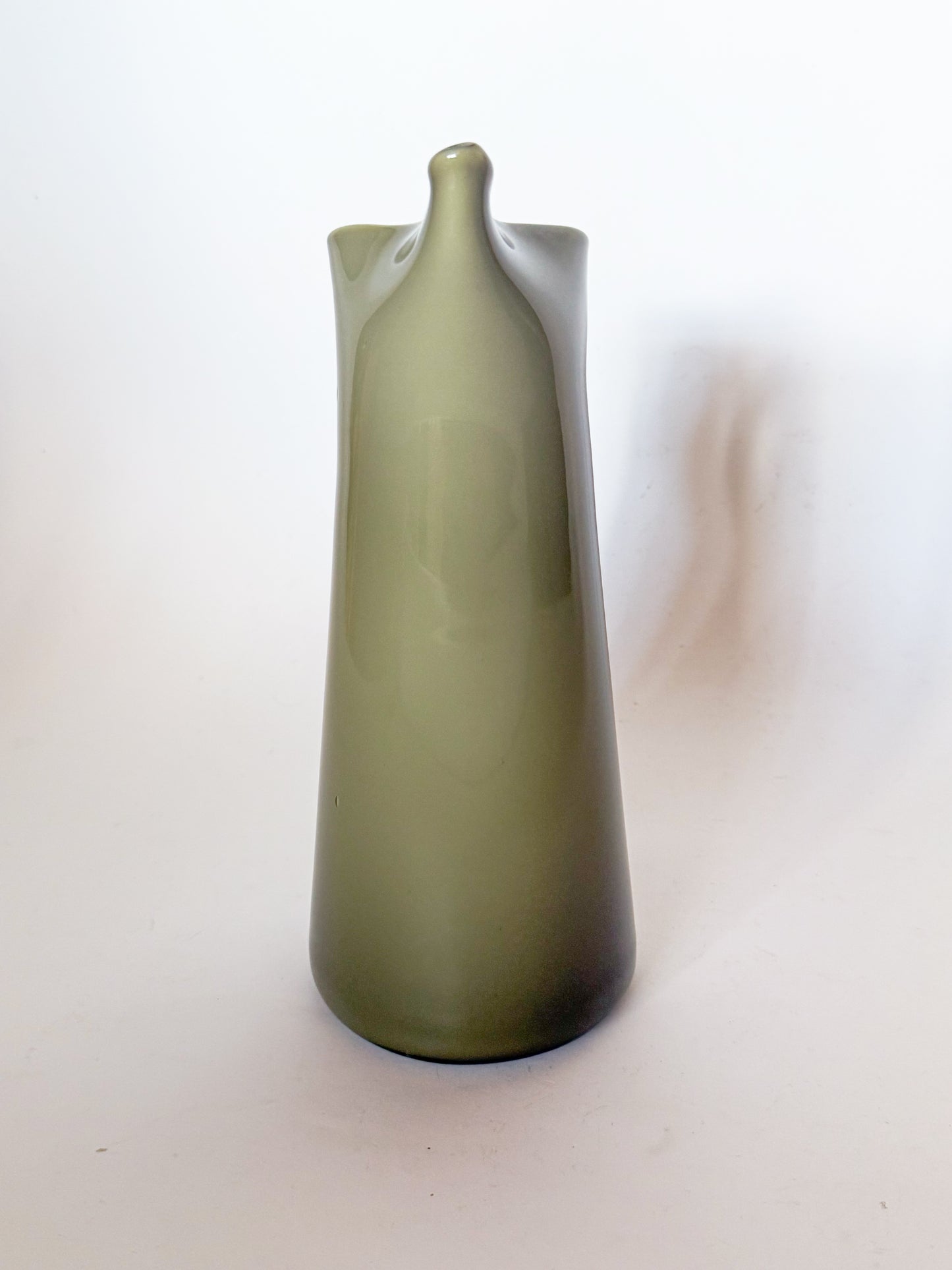 1960s Smoked Glass Cased Pitcher Attributed to Carlo Moretti