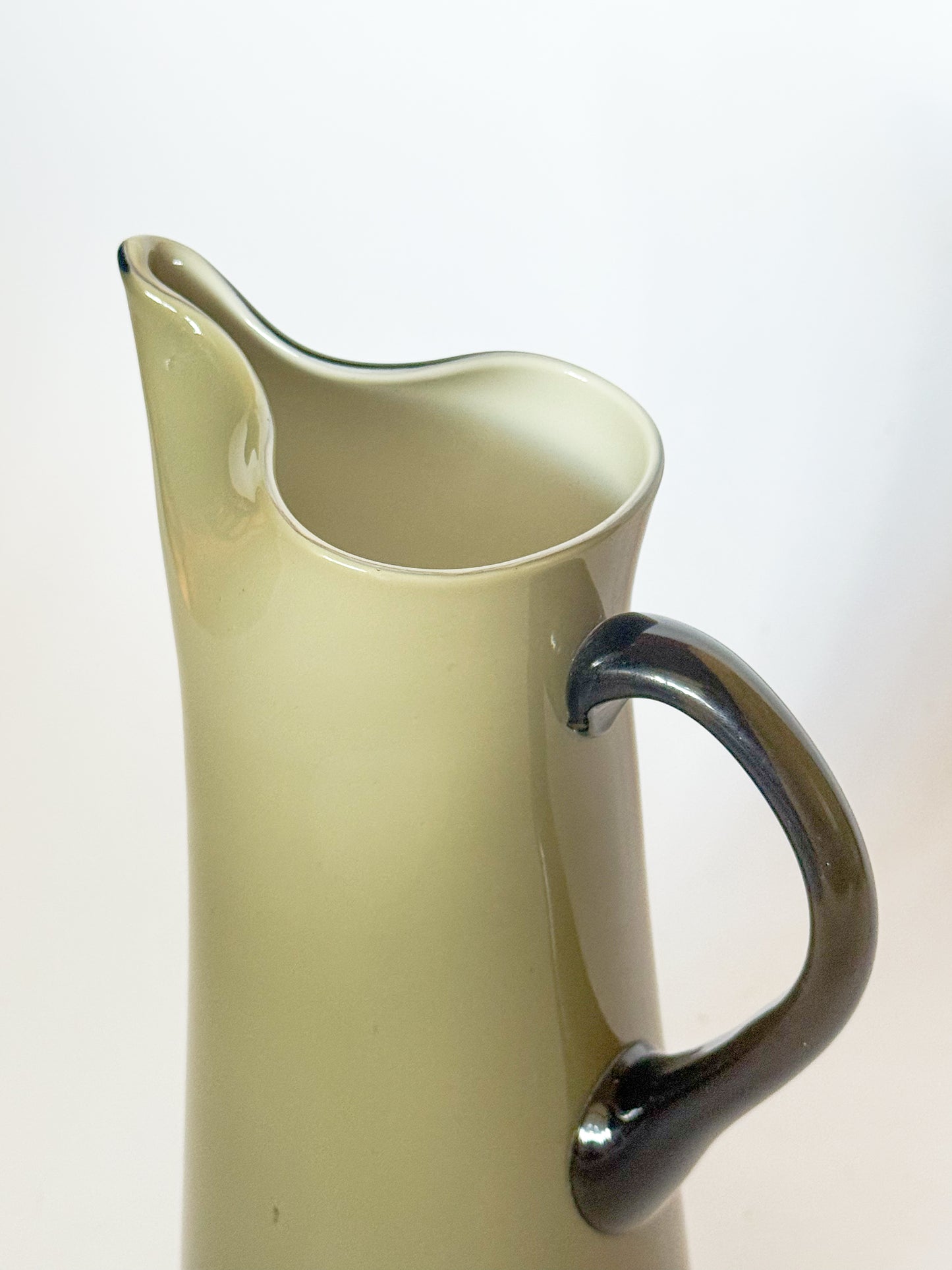 1960s Smoked Glass Cased Pitcher Attributed to Carlo Moretti