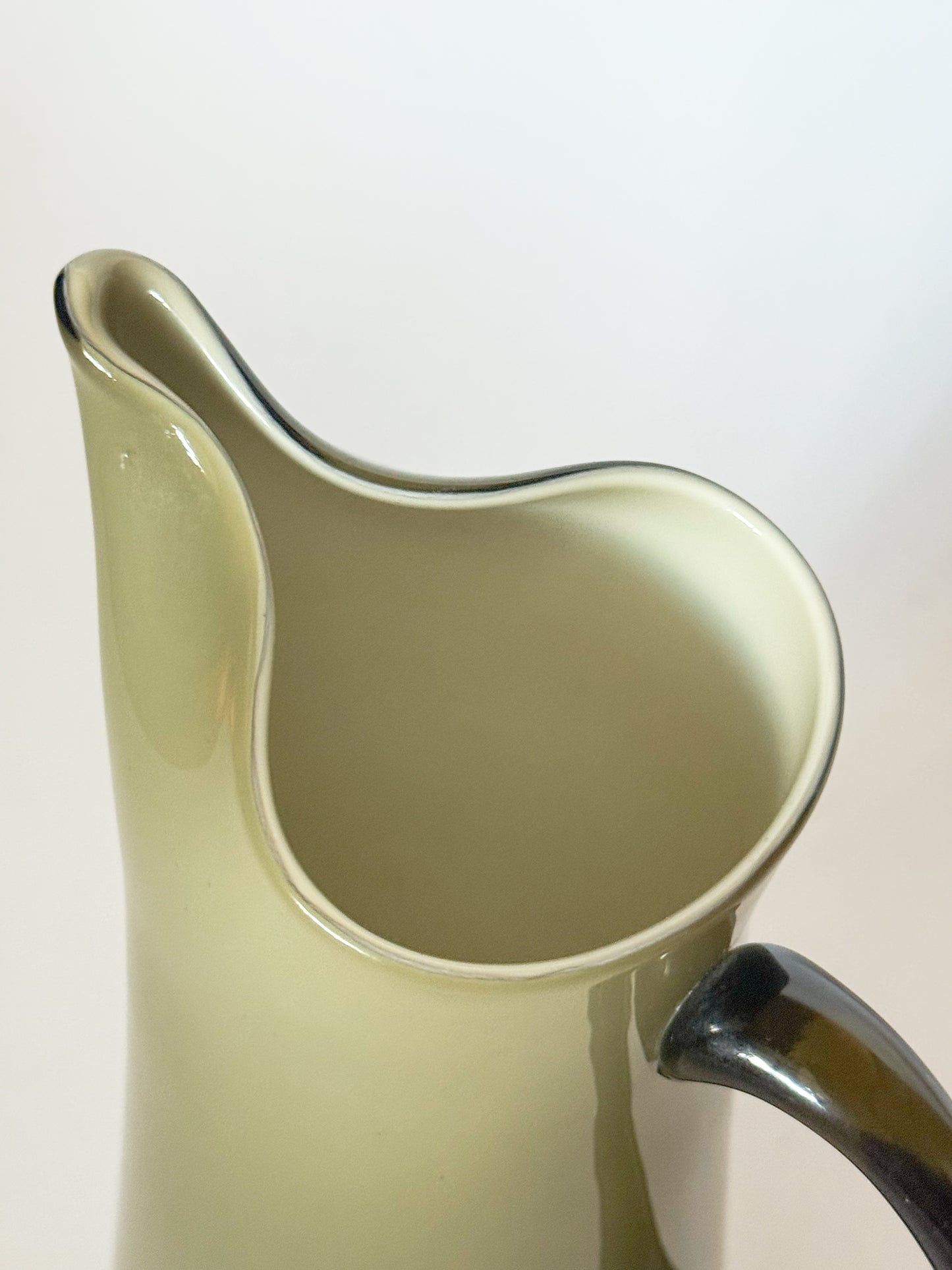 1960s Smoked Glass Cased Pitcher Attributed to Carlo Moretti