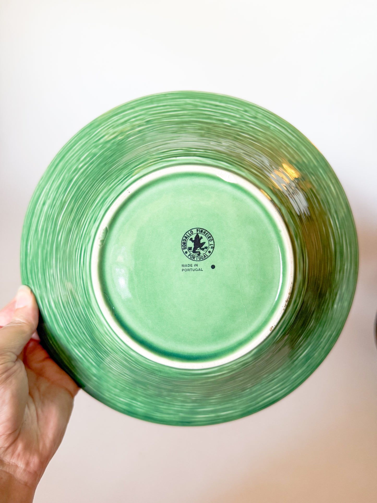 Bordallo Pinheiro Christmas Holly 10" Round Serving Bowl