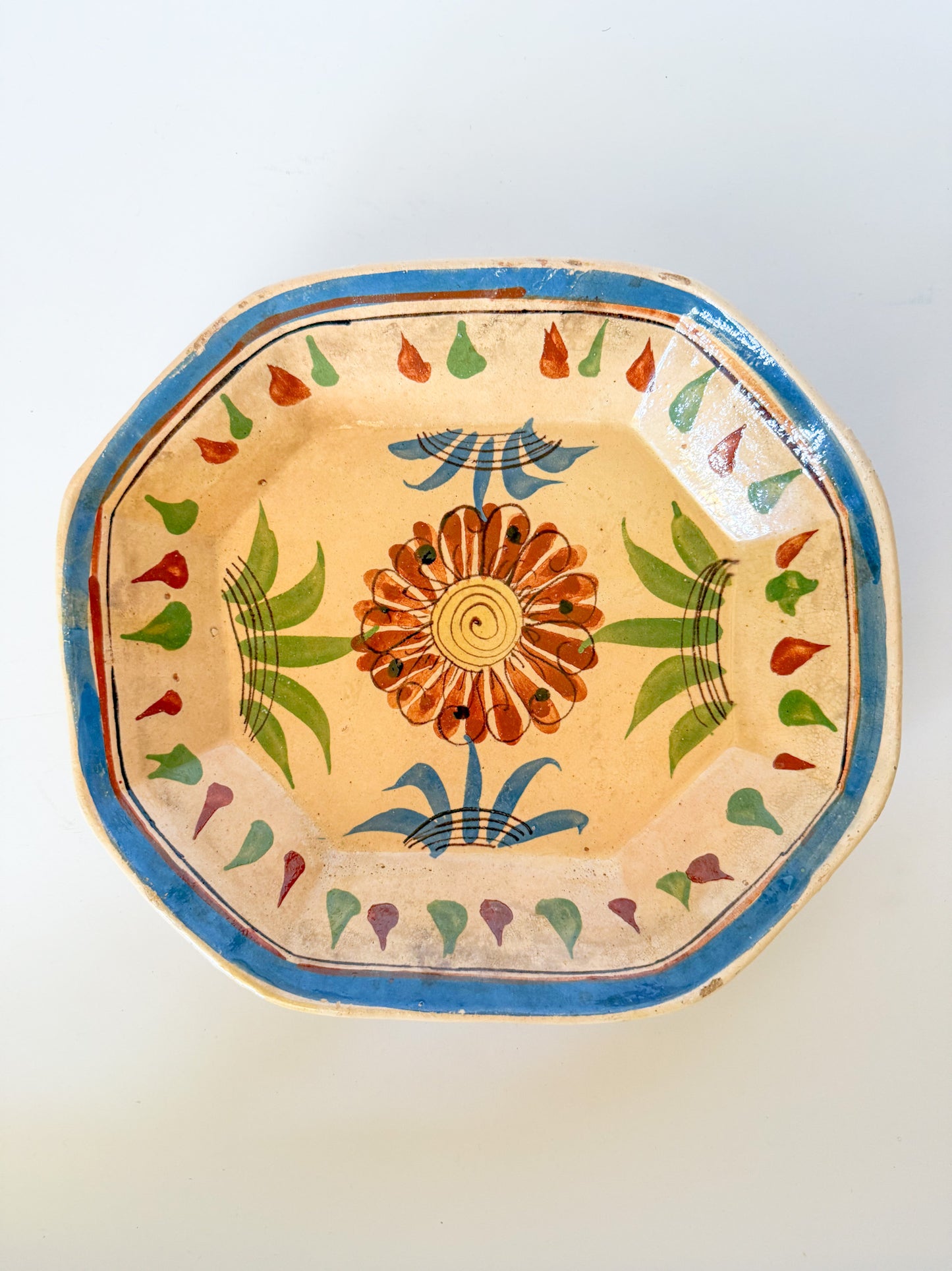 Vintage Cream Mexican Tlaquepaque Pottery Nesting Bowls, Sold Separately