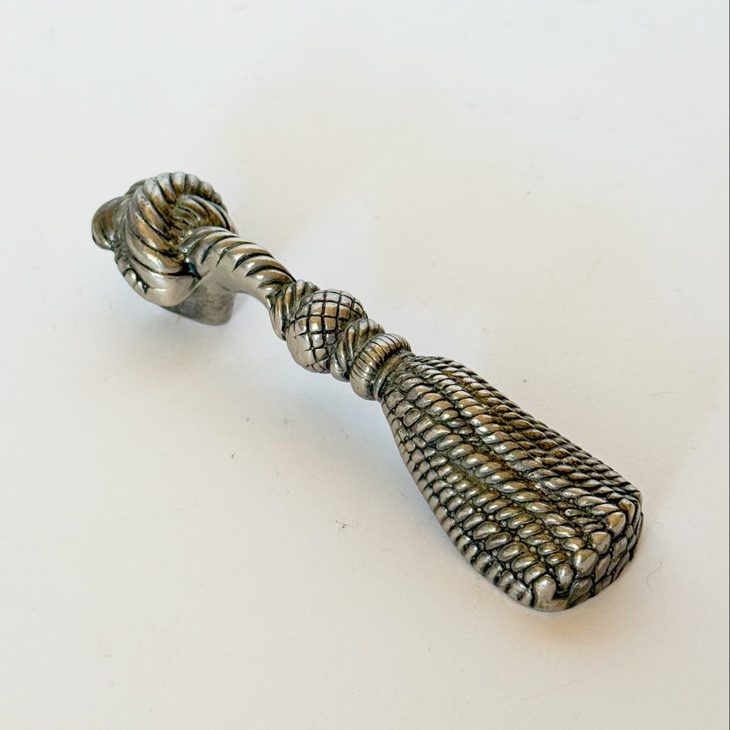 Vintage Silver Knotted Rope Tassel Bottle Opener