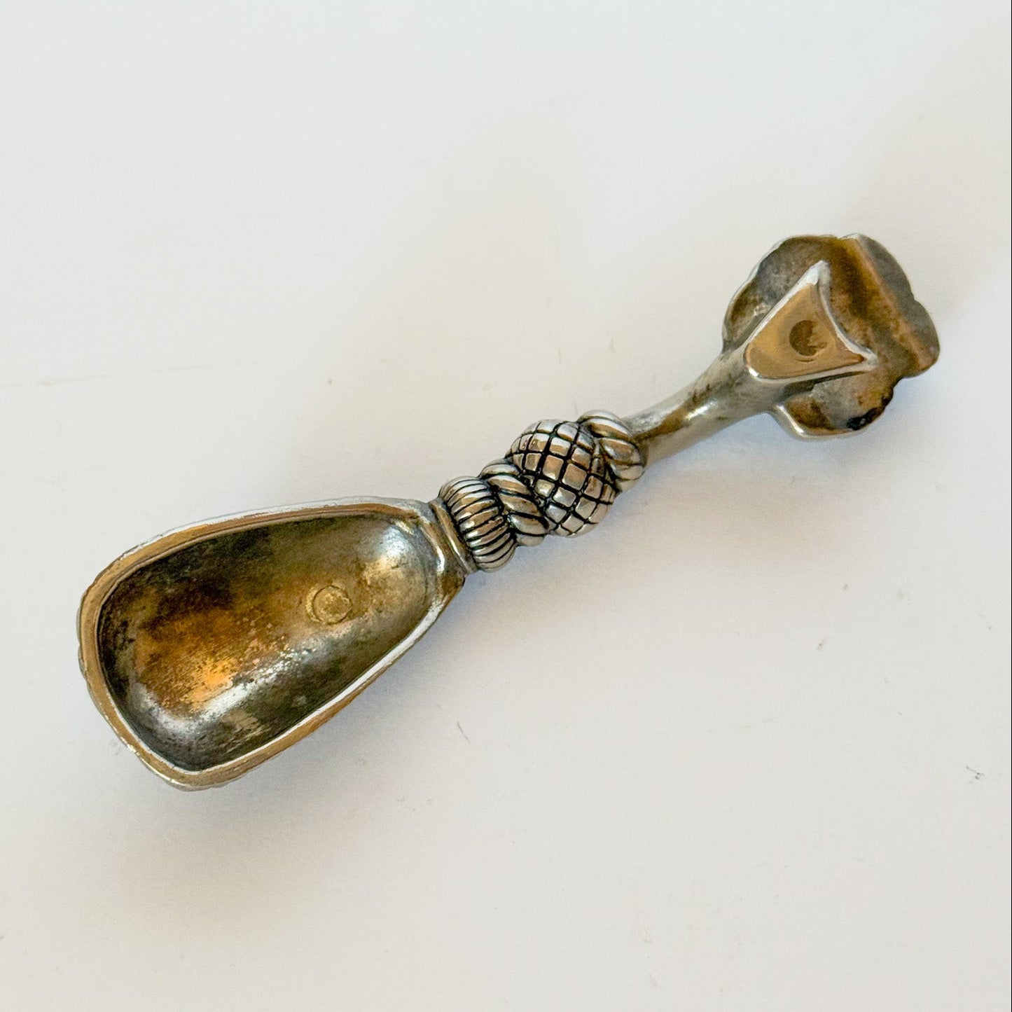 Vintage Silver Knotted Rope Tassel Bottle Opener
