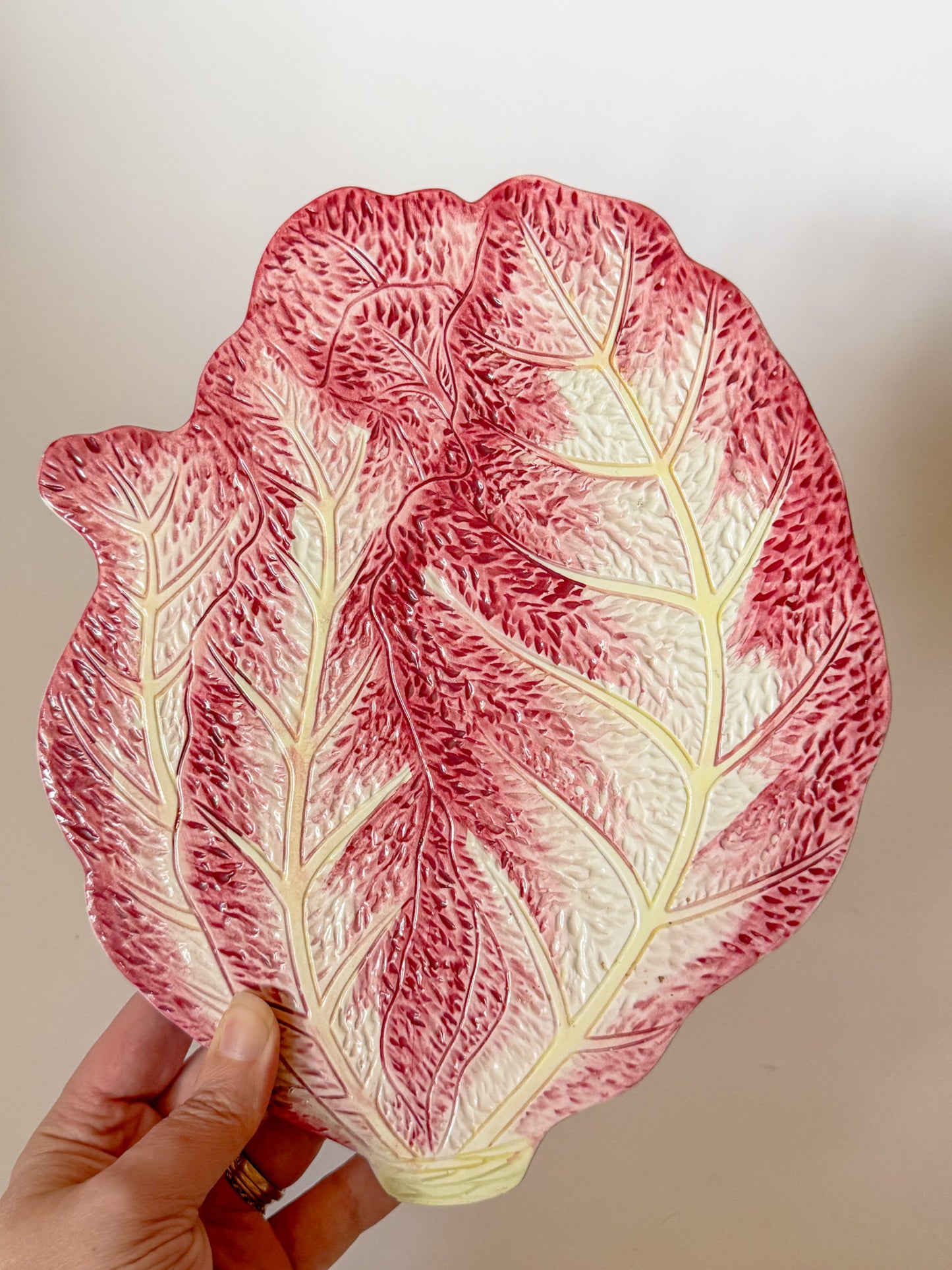 Italian Majolica Radicchio Trivet