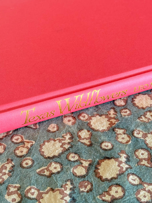 "Texas Wildflowers" Pink Coffee Table Book