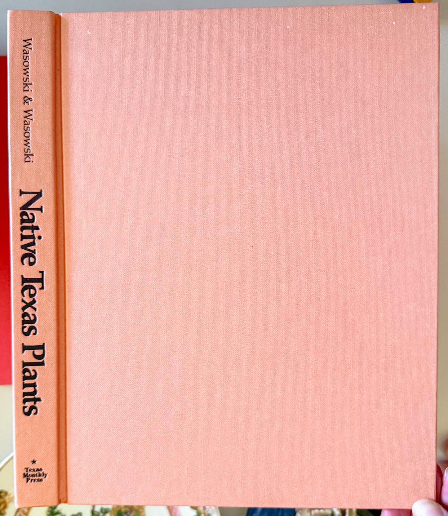 "Native Texas Plants" Peach Coffee Table Book